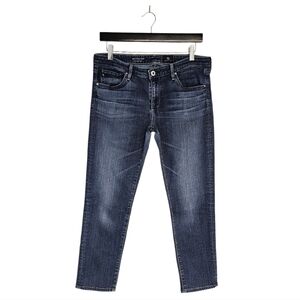 Adriano Goldschmied The Stevie Capri Slim Straight Capri Blue Jeans 30 Preowned